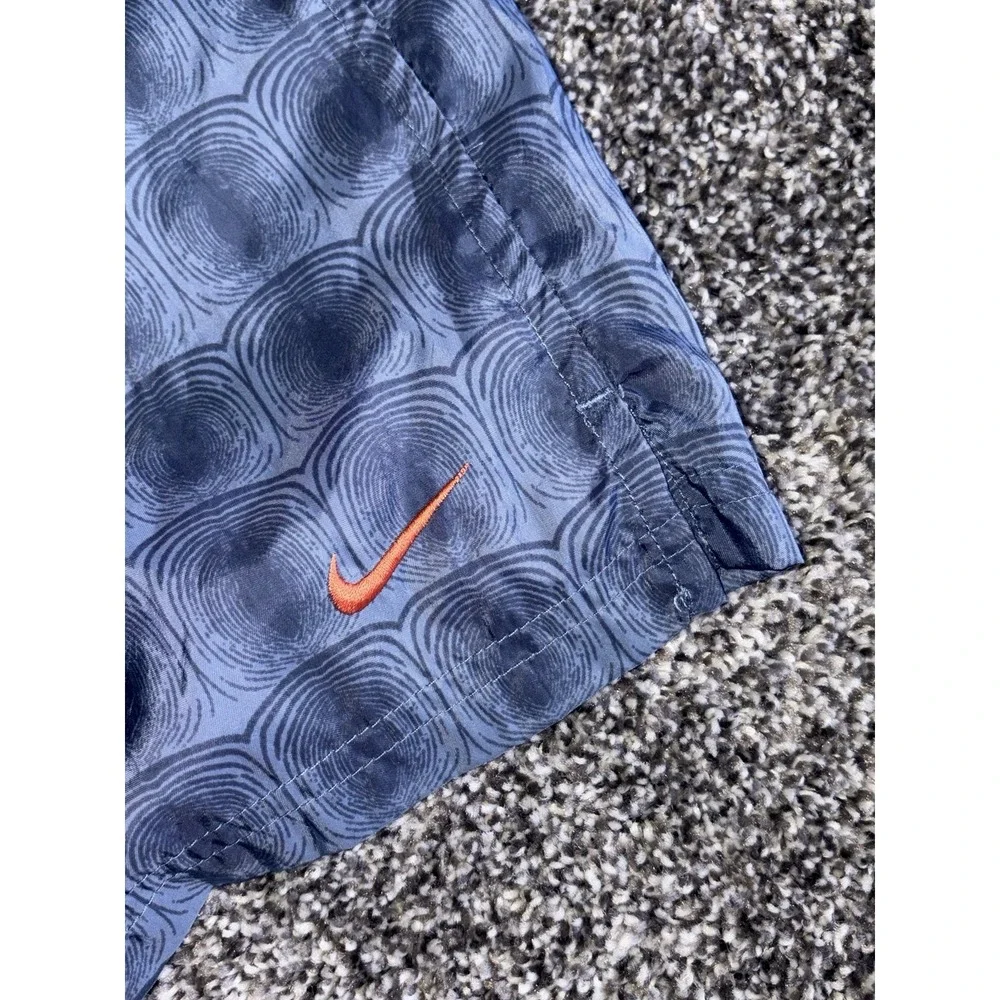 Vintage Nike Alpha Project Shorts Women's Large Blue Orange Swoosh 4